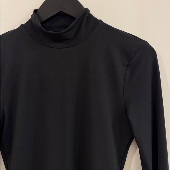 Abercrombie&Fitch Soft A&F Collection Black turtle neck bodysuit long sleeve Med - Picture 2 of 13
